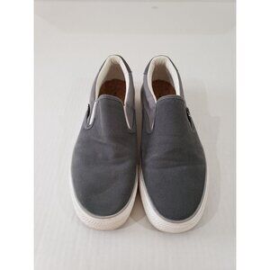 Men New Republic Stanton Recycled Suede Sneaker, slate color, size 10.5